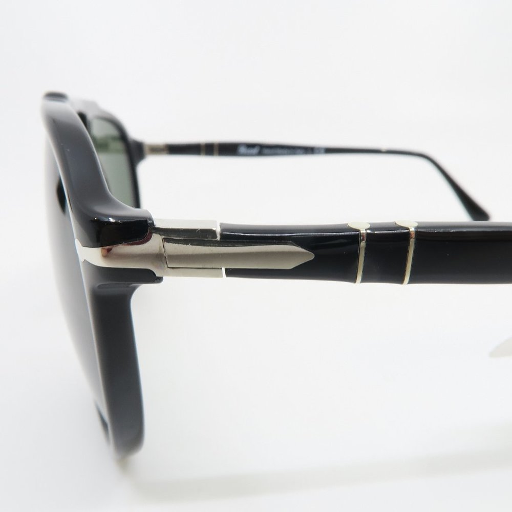 Persol 3217-S 95/31 Pilot Black Green Lenses - Picture 4 of 6